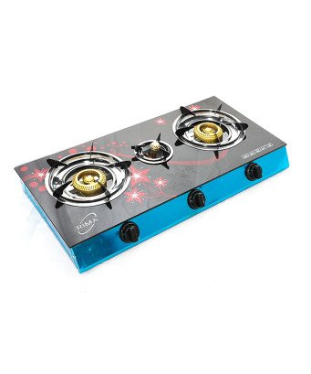 Cuisinière à Gaz-RIMA-3 Feux Vitré