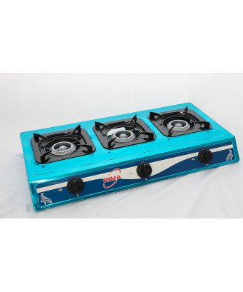 Cuisinière à Gaz-RIMA-3 Feux Inox