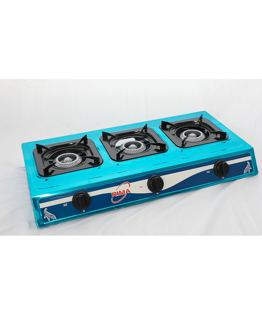 Cuisinière à Gaz-RIMA-3 Feux Inox