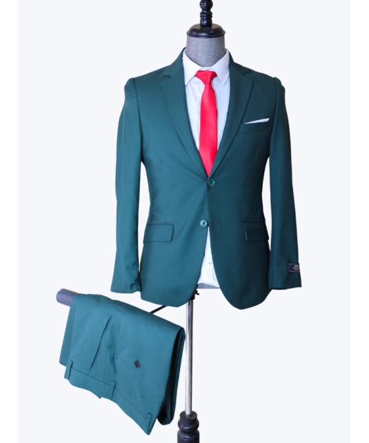 Costume Pour Hommes, 2 Pièces Coupe Slim, 2 Boutons
