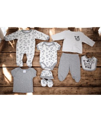 Kit vêtements & accessoire  bebe 8 pièces /mixte