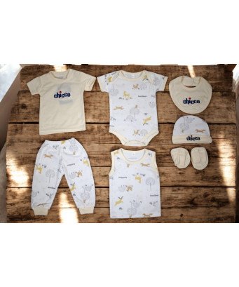 Kit vêtements & accessoire  bebe 7 pièces /mixte