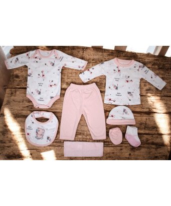 Kit vêtements & accessoire  bebe 9 pièces /mixte