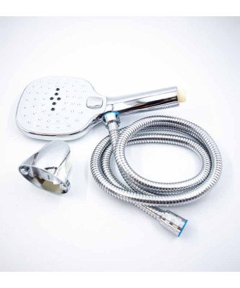 Ensemble Flexible de douche/aluminium+ Robinet