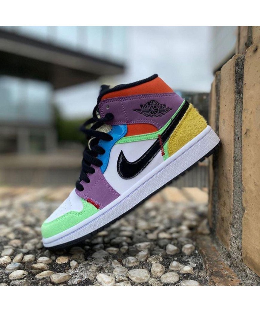 Air Jordan 1 Mid SE Multicolor