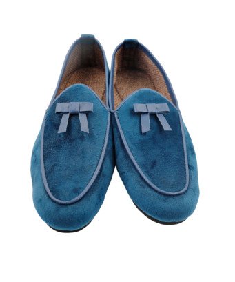 slippers homme / chaussures de Luxe / Designe H / couleur bleu
