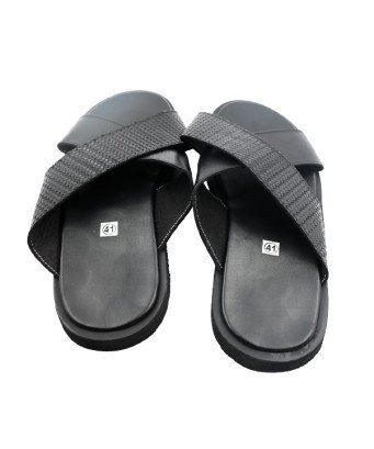 Sandales Artisanales Homme en Cuir / couleur noir