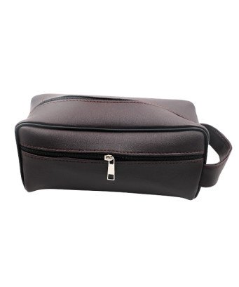 pochette en cuir / couleur noir