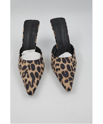 Talon mule panthère