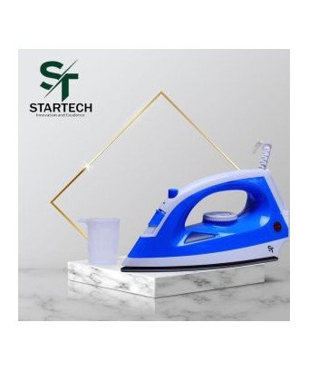 Startech/ Fer À Repasser À Vapeur / 1300W / STSI-201 / Bleu /Garantie 30 Jours