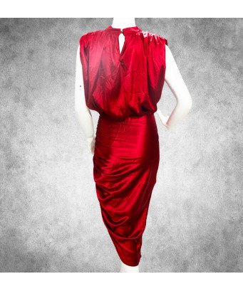 Robe rouge Bordeaux démembré