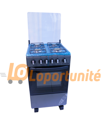 Cuisinière avec Four 50*50 GRIS/Plateau inox/Universal