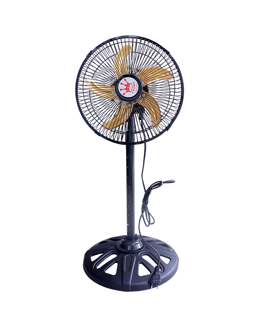 Ventilateur Kirikou Noir/5 élices doré/ Crown