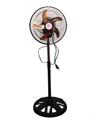 Ventilateur Kirikou Noir/5 élices doré/ Crown