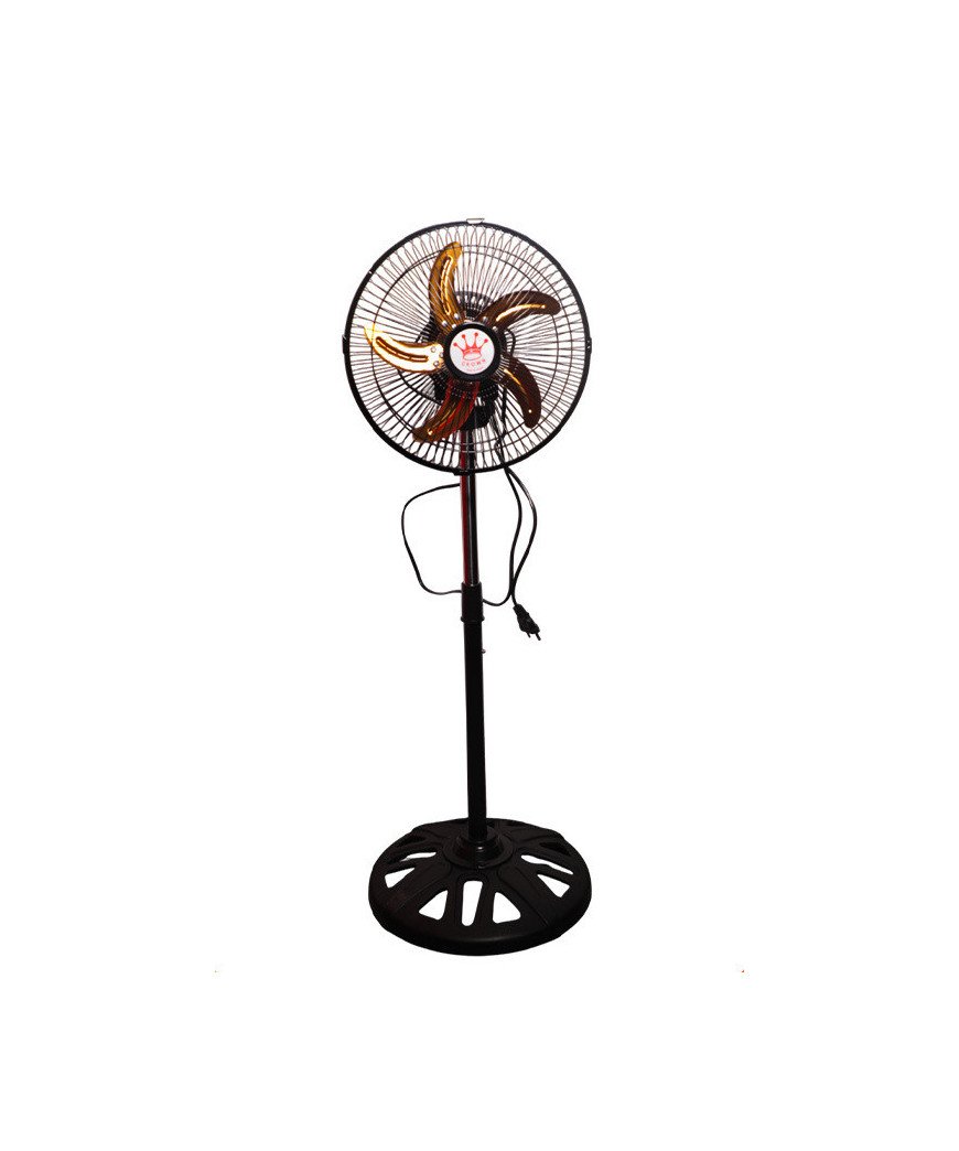 Ventilateur Kirikou Noir/5 élices doré/ Crown