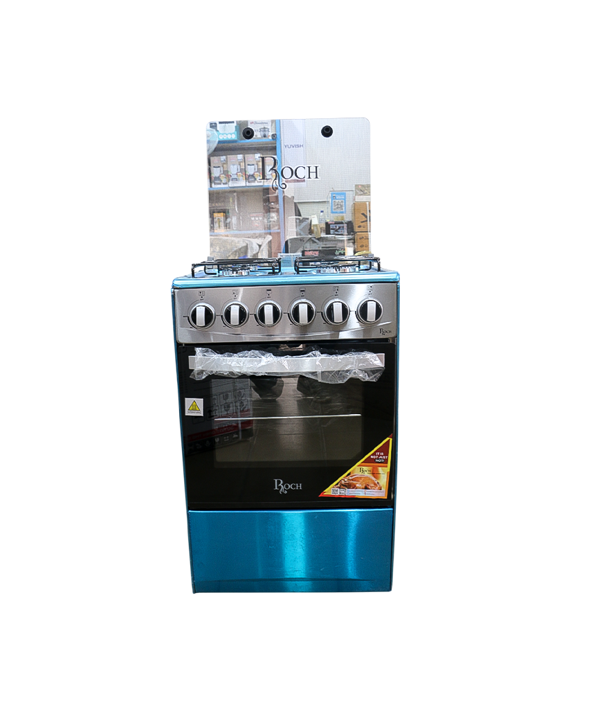 Gazinière Roch automatique/Inox 50*50/2 four