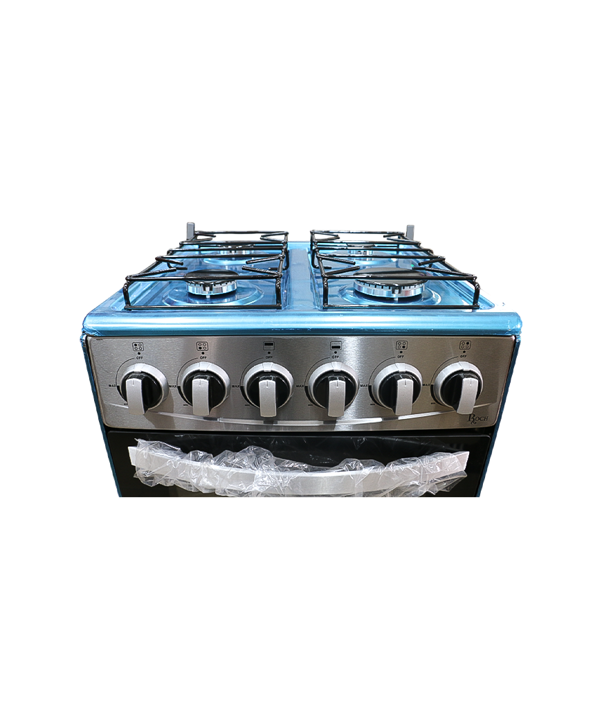 Gazinière Roch automatique/Inox 50*50/2 four