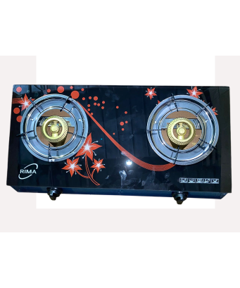 Gazinière 2 Feux Vitré Automatique/Rima