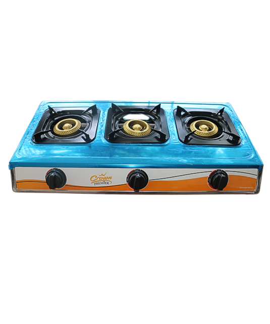 Gaziniere 3 feux Inox automatique /Premier Crown Gaziniere 3 feux Inox automatique /Premier Crown