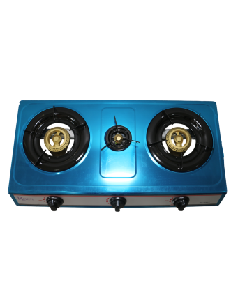 Gazinière Roch/3 feux Inox/ Automatique