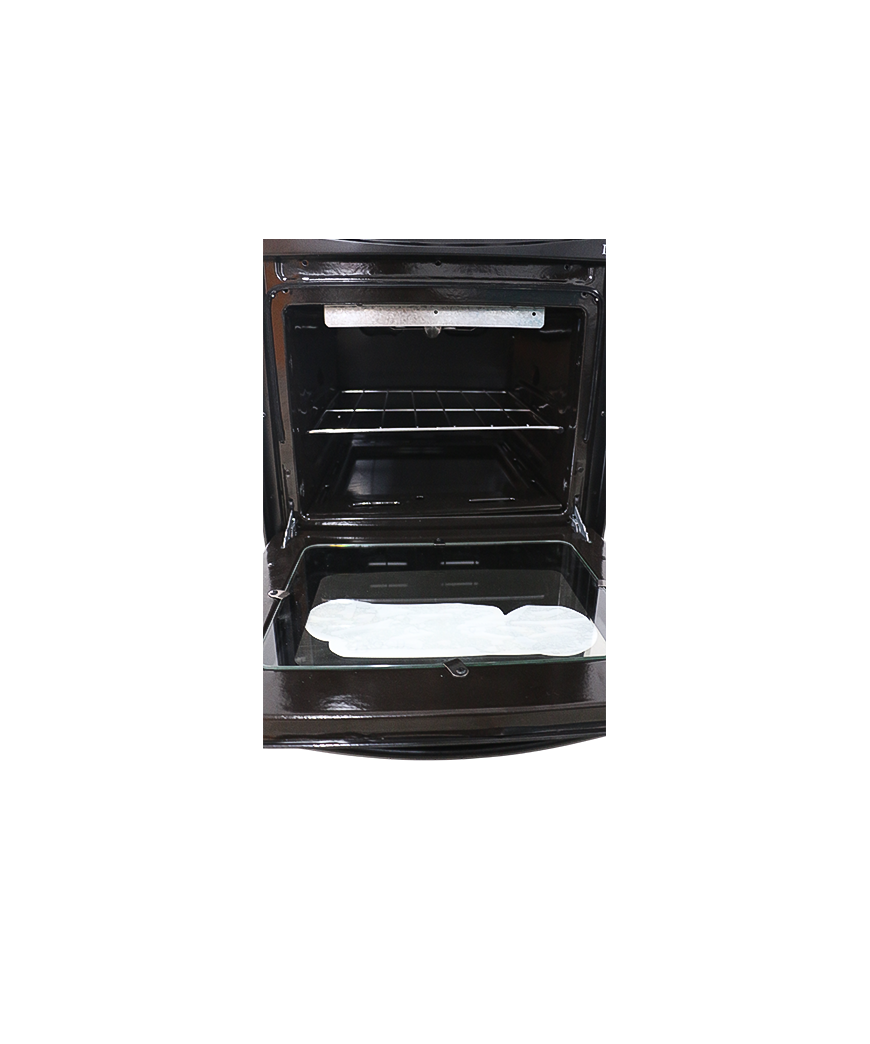 Gazinière Roch/50*50/Noir avec plateau inox / Automatique