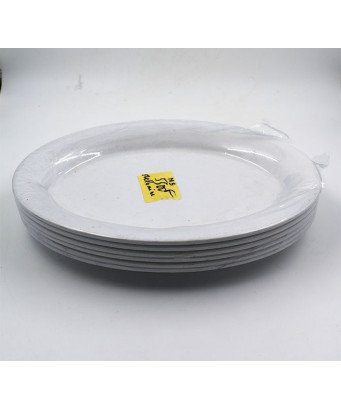Assiette en porcelaine x6/M13