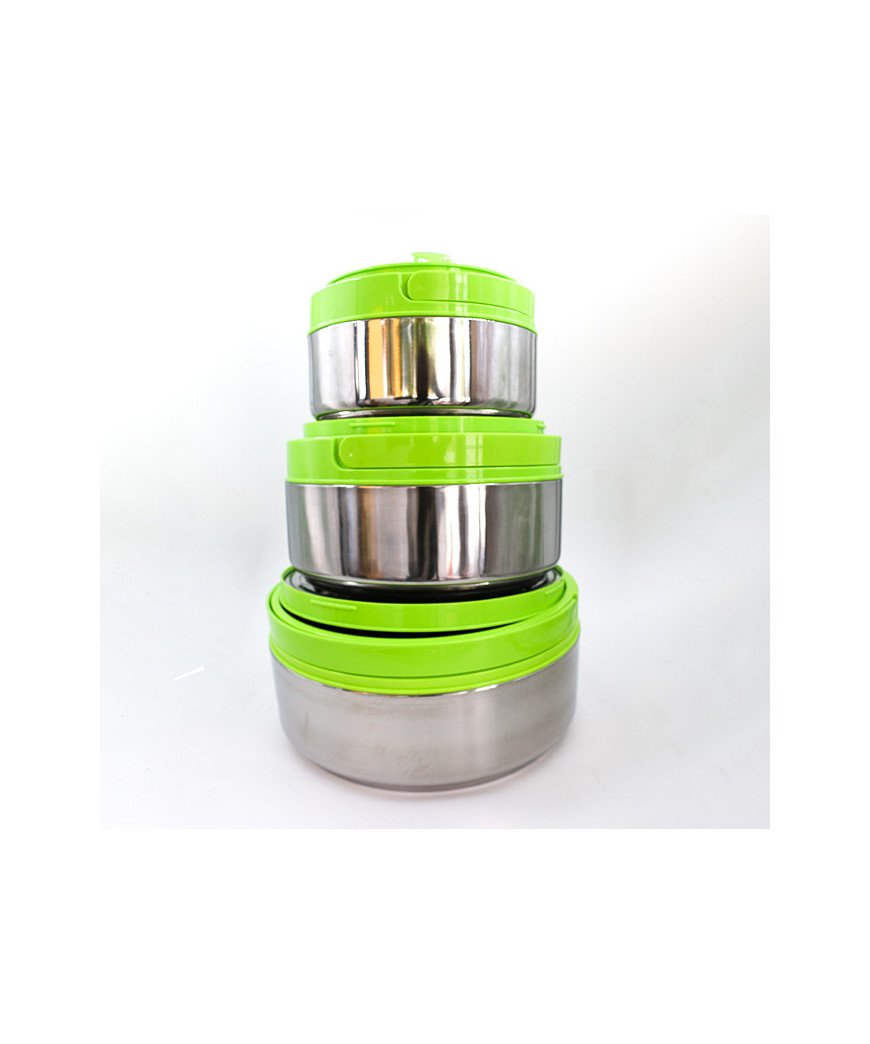 Thermos pour repas 3 pièces