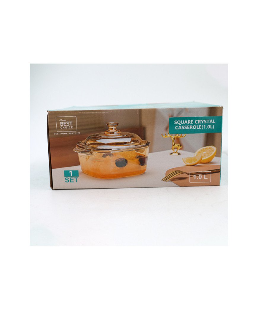 Casserole vitré cassable résistant à la chaleur FBW-1U /1L