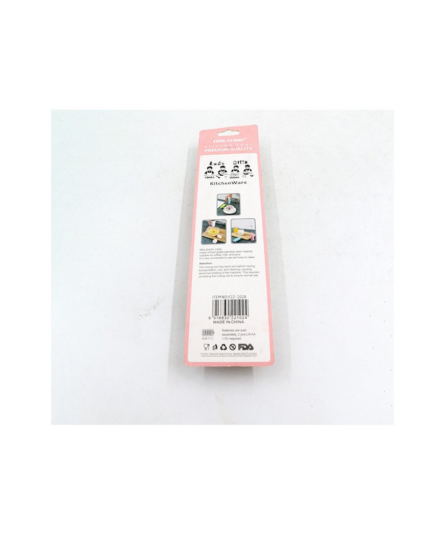 Mélangeur électronique Fabricant de Mousse de Lait Hautes Vitesses avec poignée en Plastique mousseur Boisson mélangeur Lavable