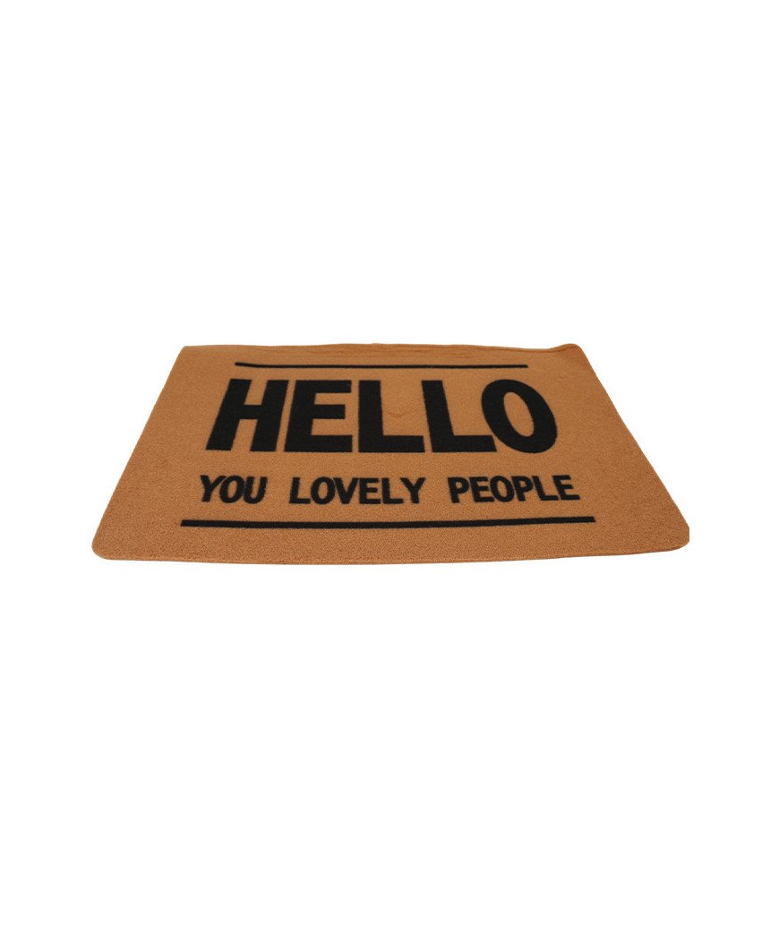 Tapis de paillason /Lovely people /58*38cm/T16