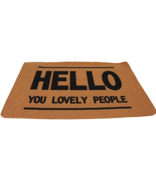 Tapis de  paillason /Lovely people /58*38cm/T16