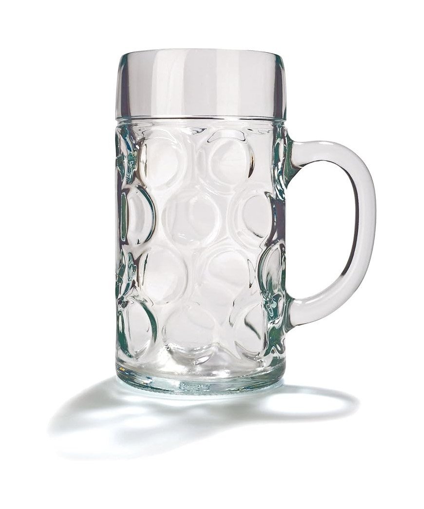 Verre avec poignée/ Mugs chopes de bière, à 1,2 L