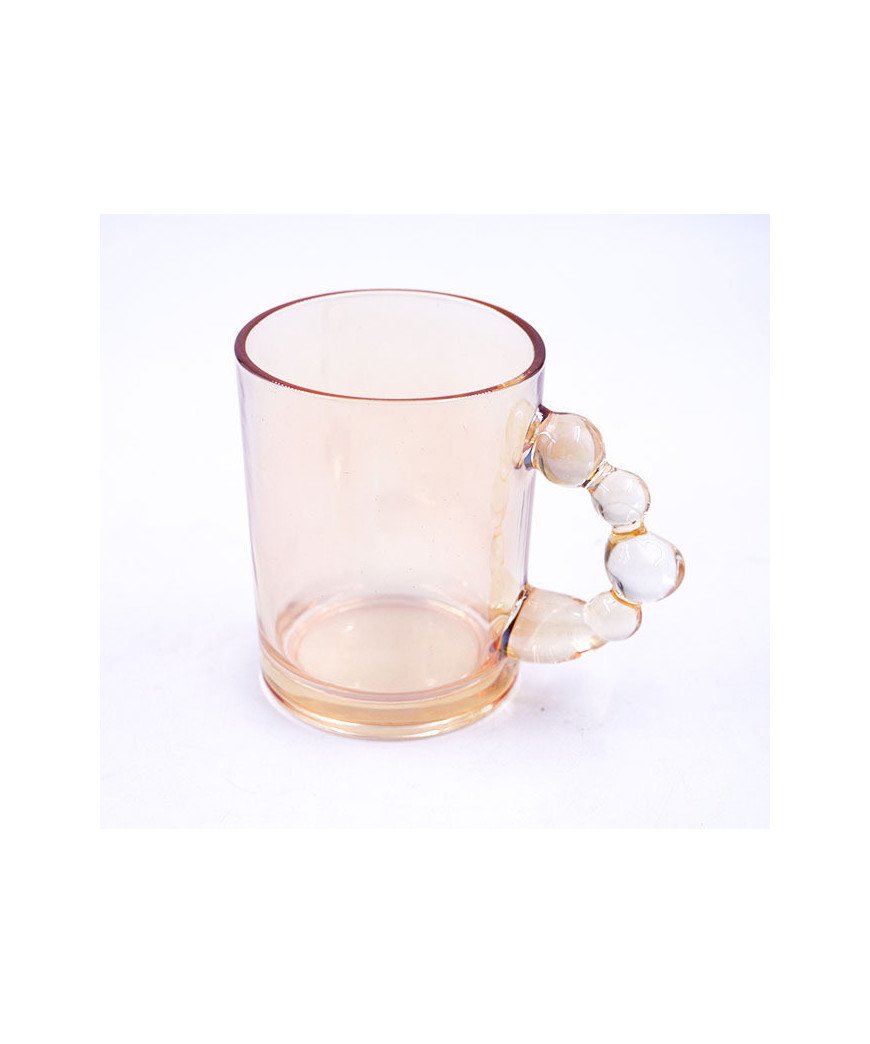 Verre avec poignée bulle / Mugs de thé, à 250 ml X6
