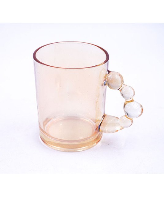 Verre avec poignée bulle / Mugs de thé, à 250 ml X6