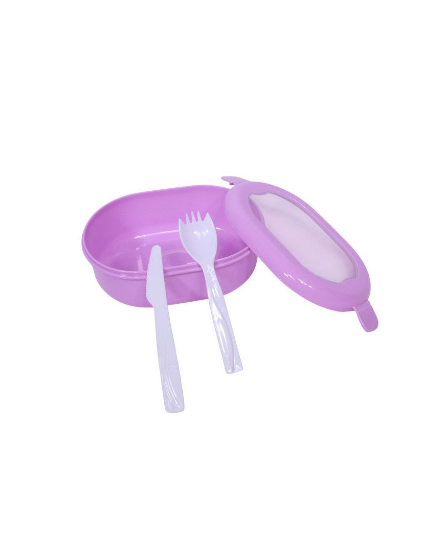 Set Déjeuner pour L'école - Lavable au Lave-vaisselle et Sans BPA - 300 ml + 750 ml -