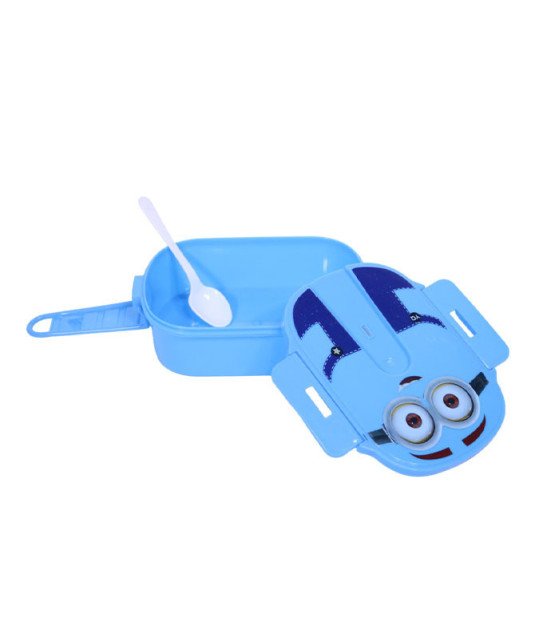 Set Déjeuner pour L'école-Minions - Lavable au Lave-vaisselle et Sans BPA - 300 ml + 750 ml -