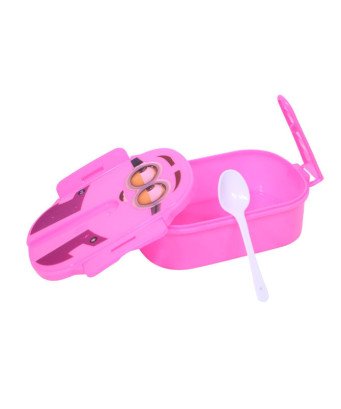 Set Déjeuner pour L'école-Minions - Lavable au Lave-vaisselle et Sans BPA - 300 ml + 750 ml -