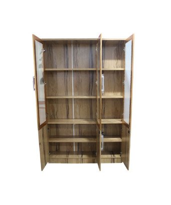 Armoire Bureau 3 battants /Marron  vitré /Ar2