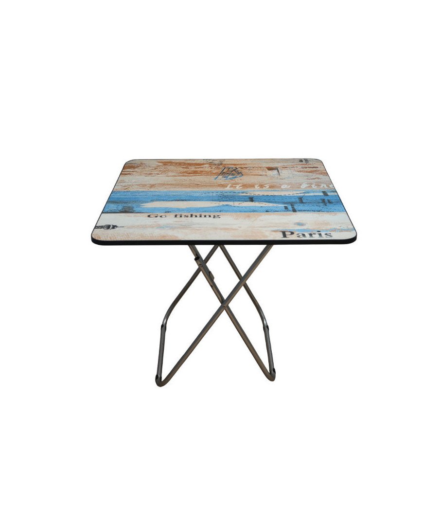 Table en bois carré pliable /80*80cm