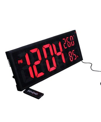 Horloge numérique  réglable /41*17cm/à télécommande