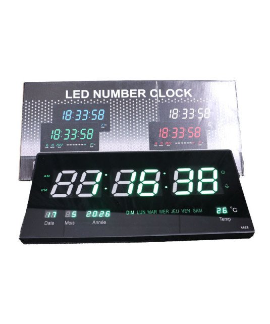Horloge numérique  réglable /47*23cm