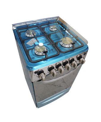 Gazinière 50*50 Inox /Chigo/allumage automatique/lumière dans le four /Tourne broche