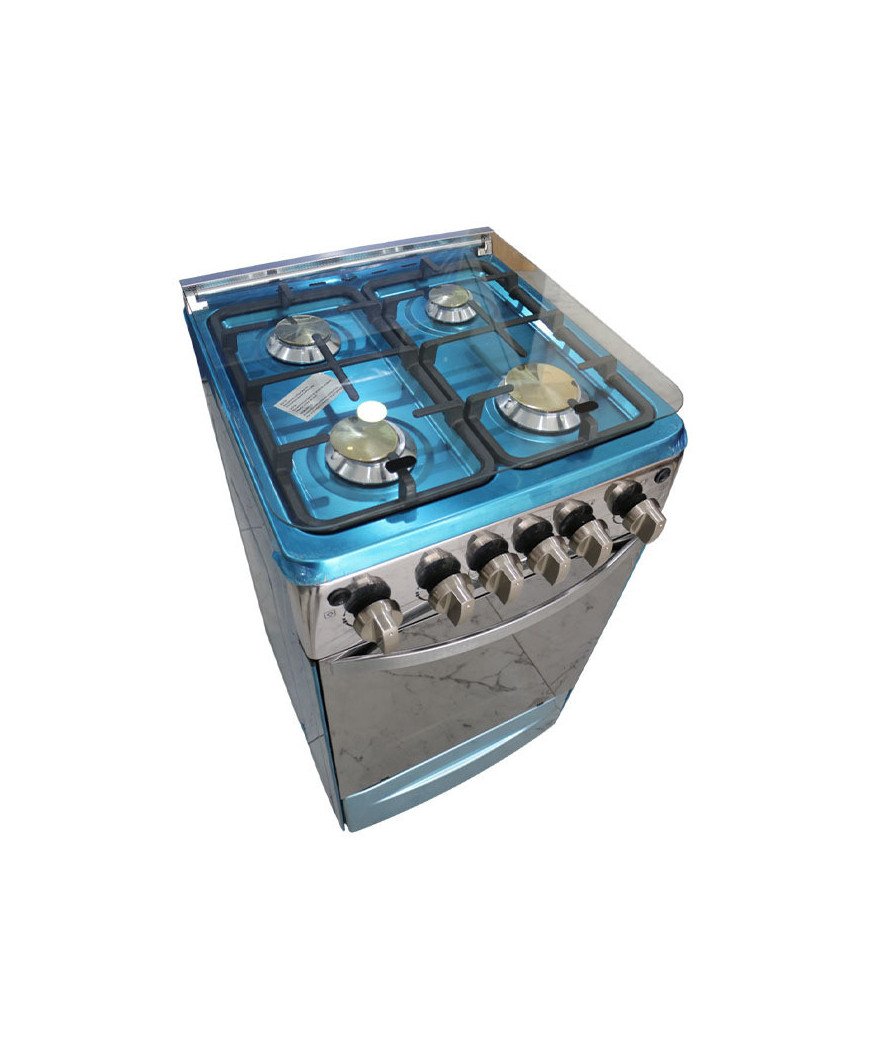 Gazinière 50*50 Inox /Chigo/allumage automatique/lumière dans le four /Tourne broche