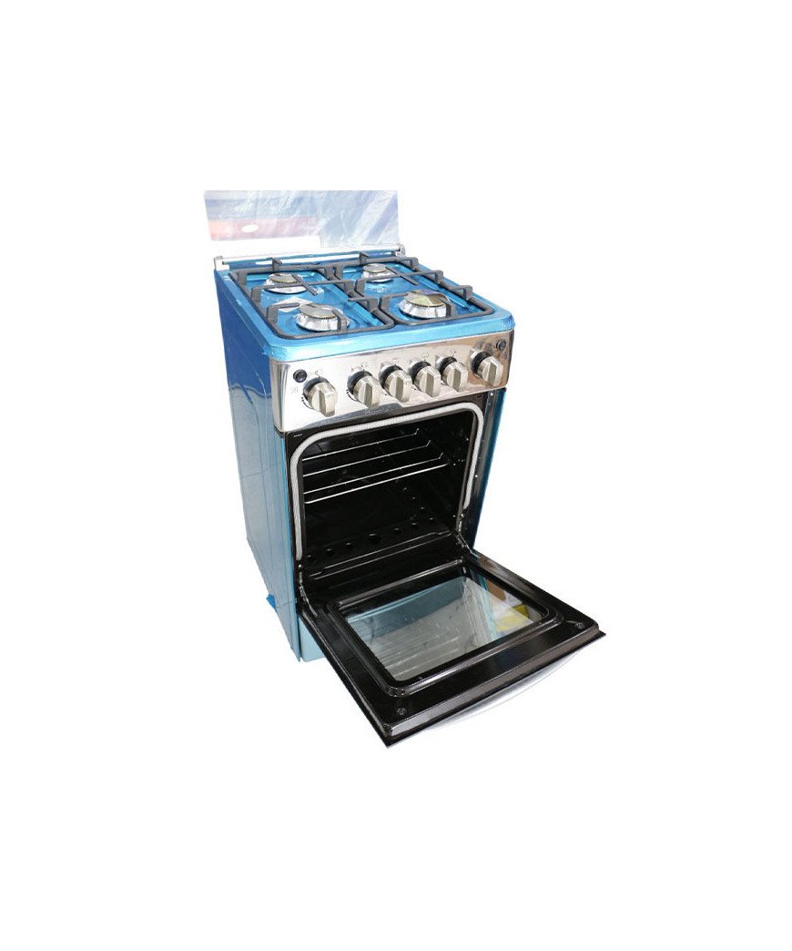 Gazinière 50*50 Inox /Chigo/allumage automatique/lumière dans le four