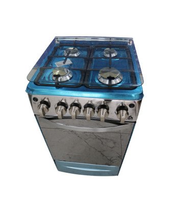 Gazinière 50*50 Inox /Chigo/allumage automatique/lumière dans le four