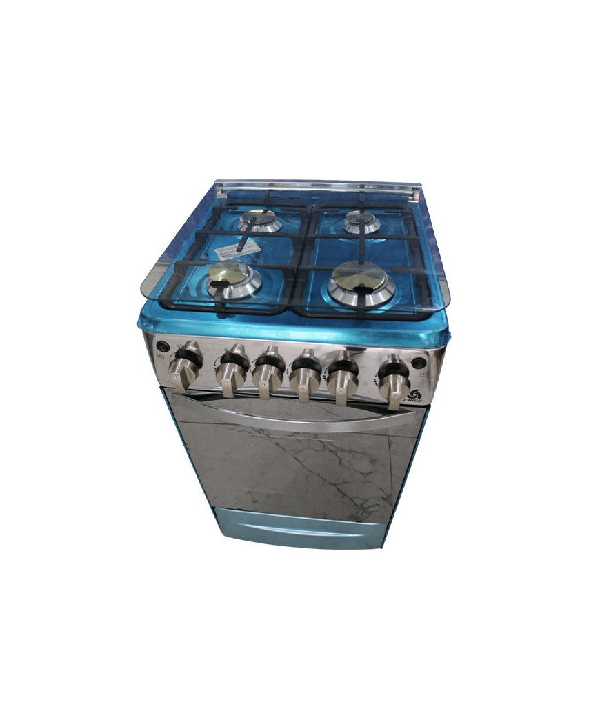 Gazinière 50*50 Inox /Chigo/allumage automatique/lumière dans le four