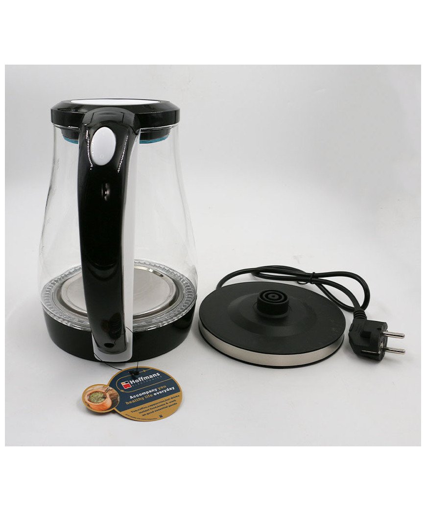 Bouilloire électrique vitré /Hoffmans /2L/2000W