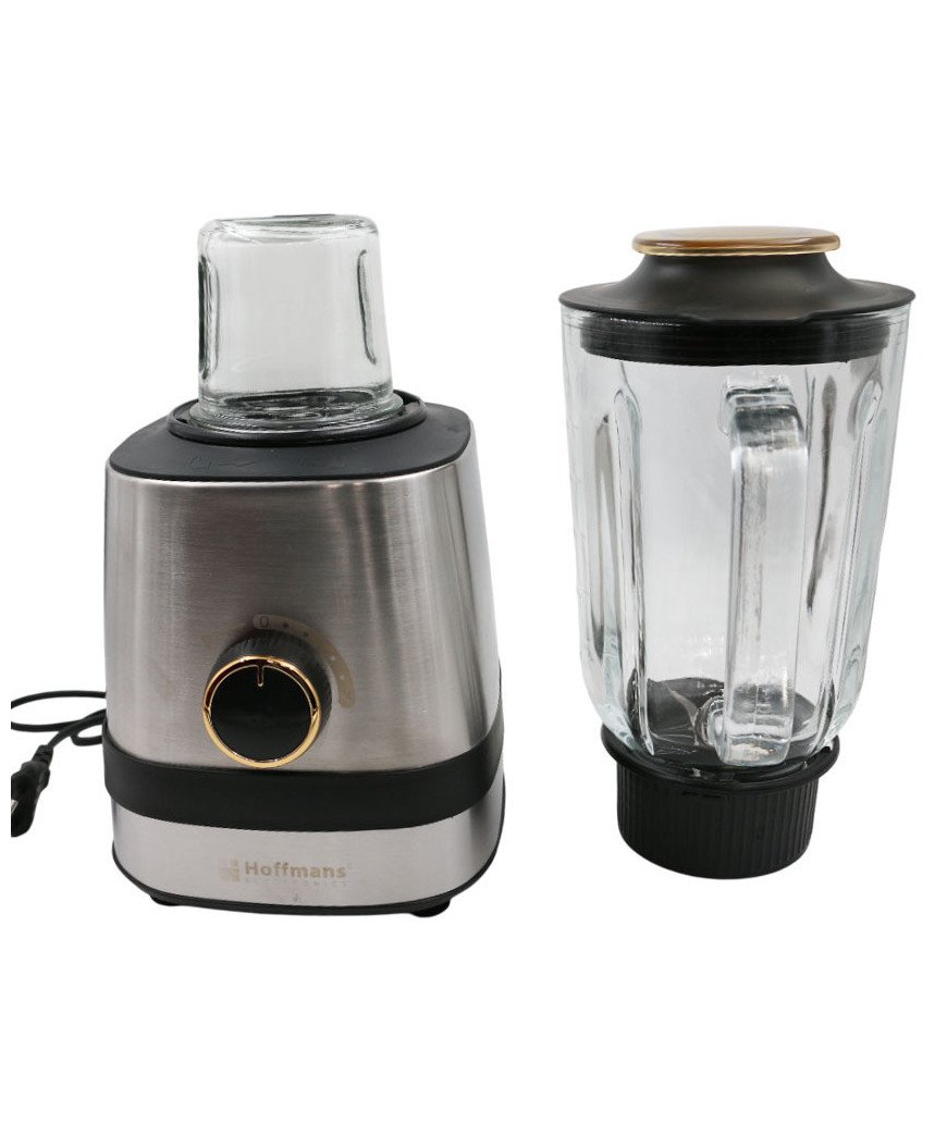 Mixeur Blender 2 en 1 vitré /Hoffmans /1.5L/600w