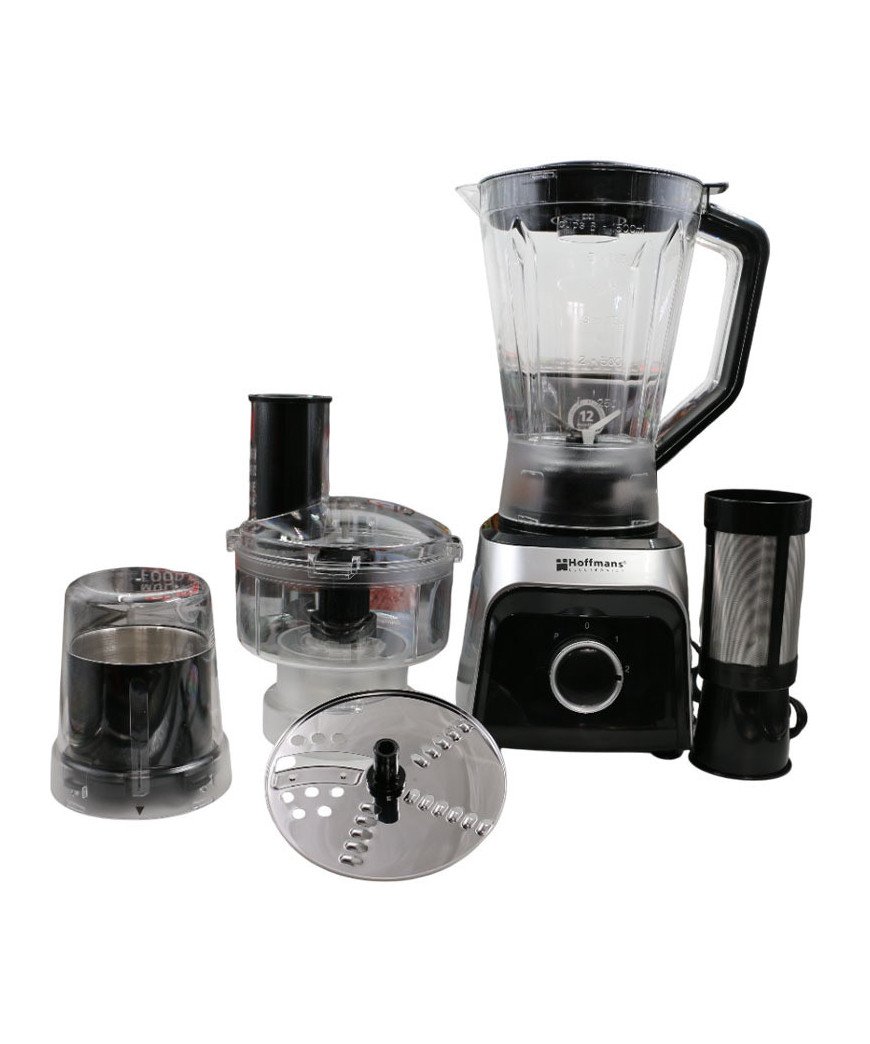 Mixeur Blender 5 en 1/verre sans BPA /Hoffmans /1.5L/1200w