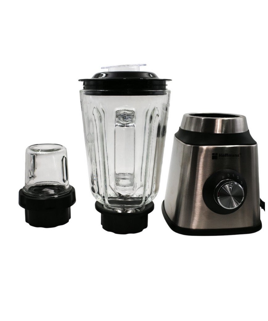 Mixeur Blender 2 en 1/verre sans BPA /Hoffmans /1.5L/600w